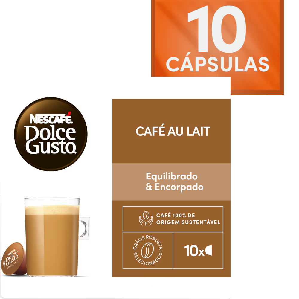 CAFÉ AU LAIT 10 CÁPSULAS