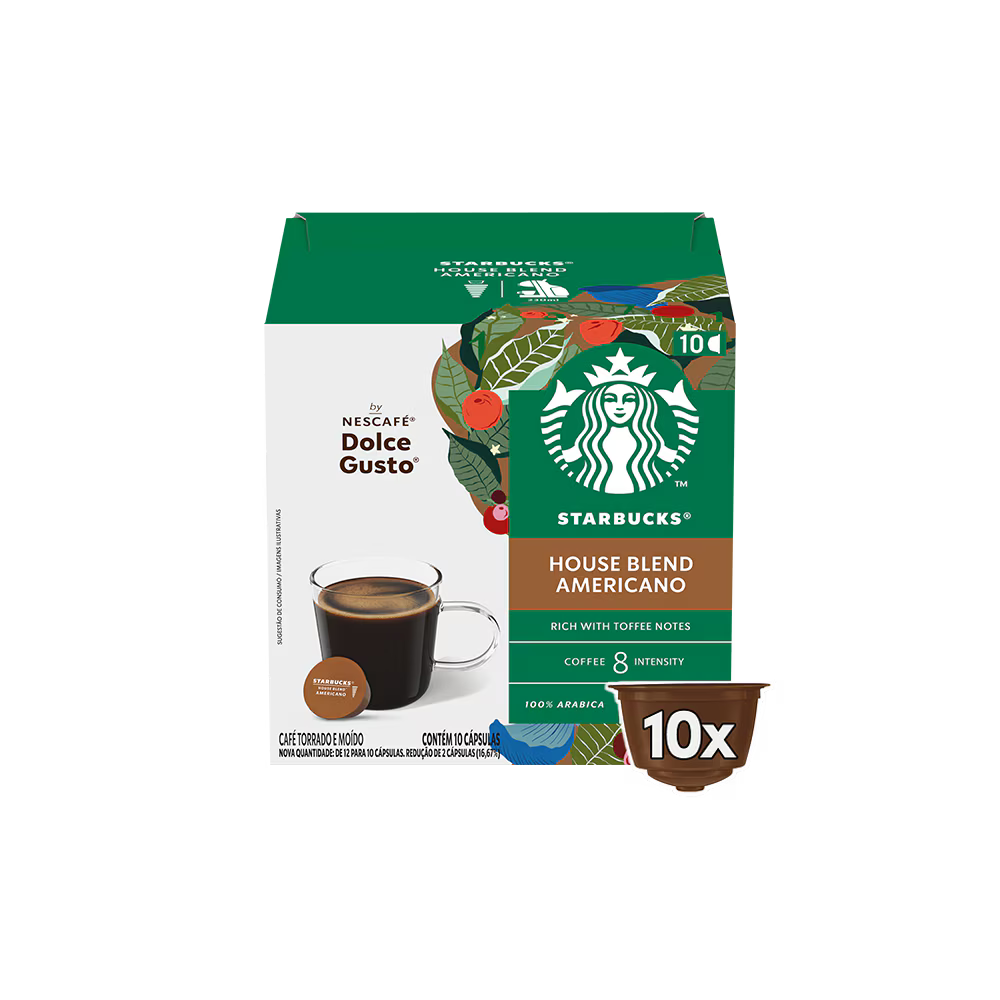 STARBUCKS Americano House Blend 10 Cápsulas