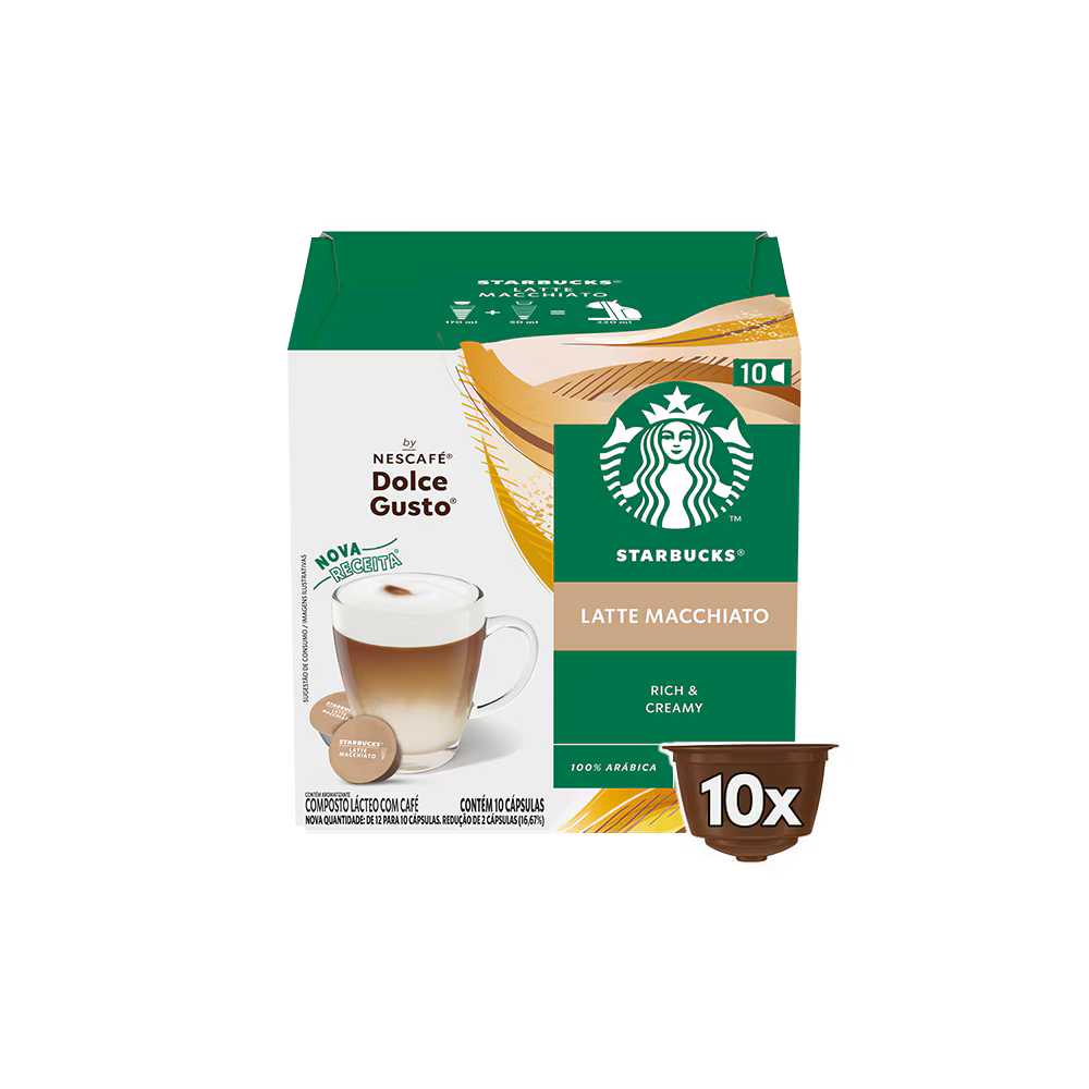 STARBUCKS Latte Macchiato 10 cápsulas
