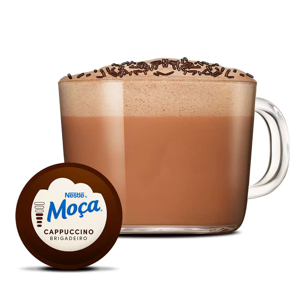 CAPPUCCINO MOÇA SABOR BRIGADEIRO 10 CÁPSULAS