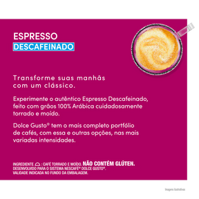 ESPRESSO DESCAFEINADO 10 cápsulas