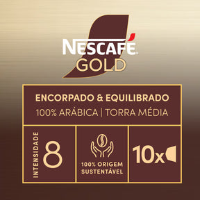 LUNGO NESCAFÉ GOLD 10 CÁPSULAS