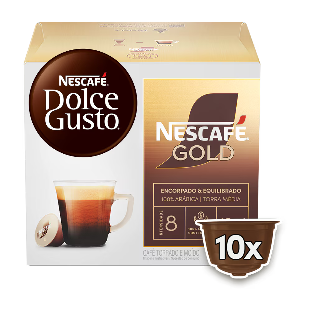 LUNGO NESCAFÉ GOLD 10 CÁPSULAS