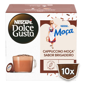 CAPPUCCINO MOÇA SABOR BRIGADEIRO 10 CÁPSULAS