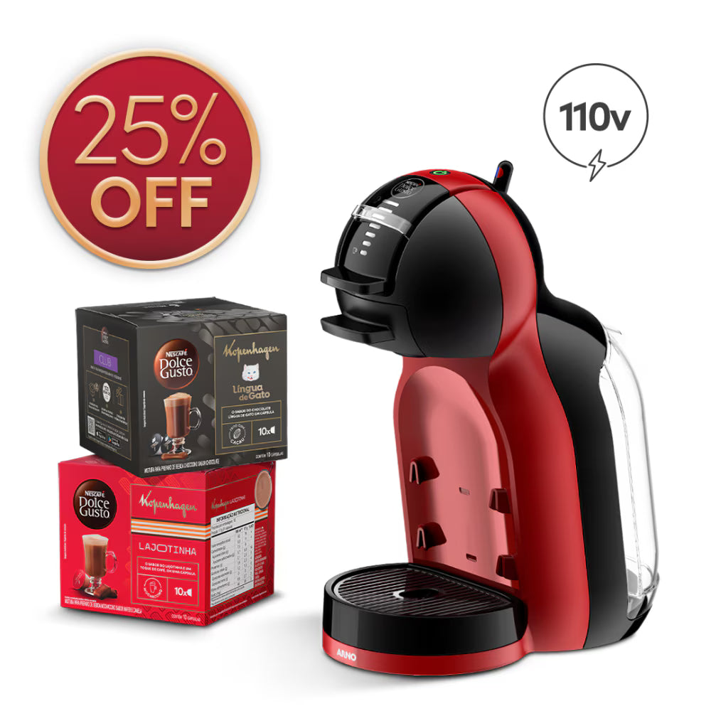 Combo Kopenhagen: Mini Me 110v + 2 Sabores Clássicos com 25% OFF