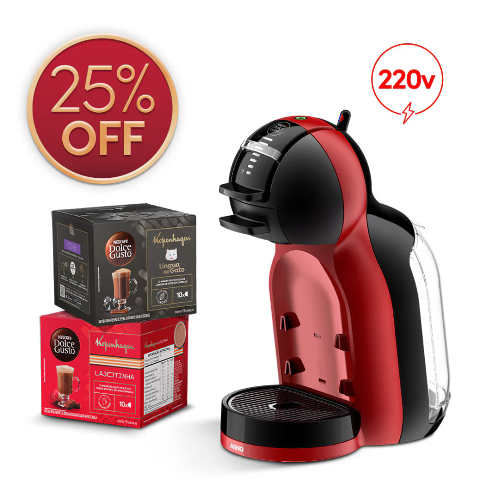 Combo Kopenhagen: Mini Me 110v + 2 Sabores Clássicos com 25% OFF